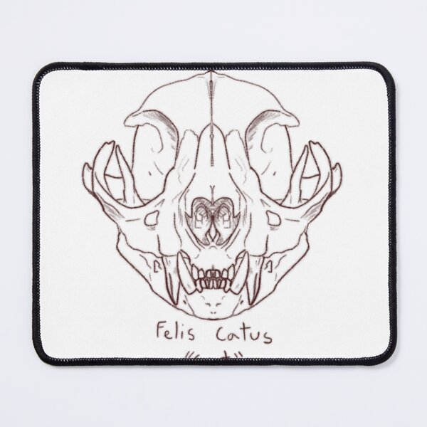 Item preview, Domestic Cat Skull designed and sold by GrilledRetro.