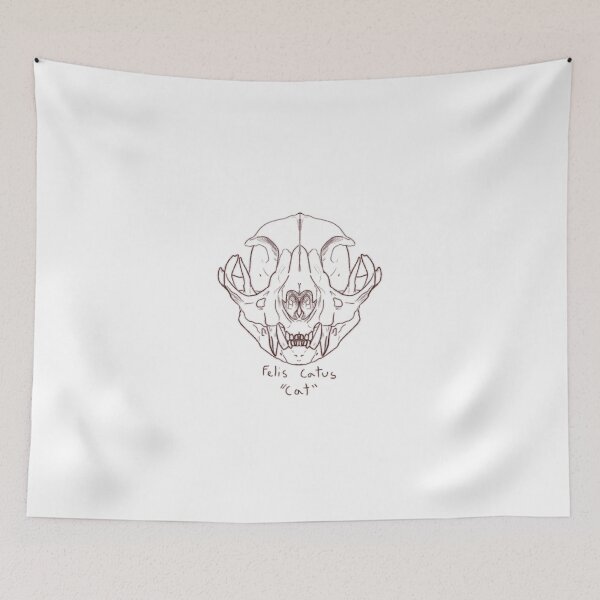 Item preview, Domestic Cat Skull designed and sold by GrilledRetro.