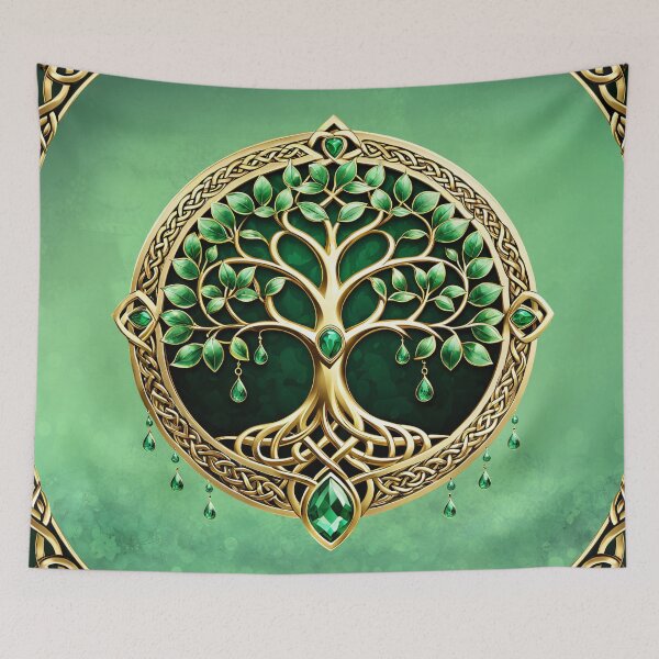 Item preview, The tree of life with Celtic knots. designed and sold by nicky2342.