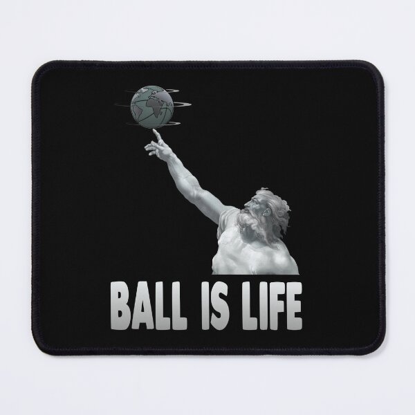 Item preview, god plays basketball - Ball is Life - blue designed and sold by CutOriginalArt.