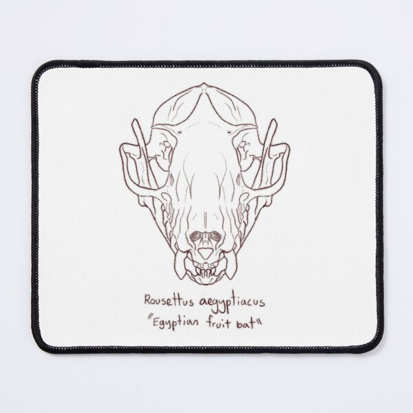 Item preview, Egyptian Fruit Bat Skull designed and sold by GrilledRetro.