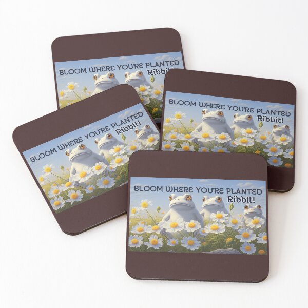 Item preview, Bloom Where You're Planted, Ribbit. designed and sold by Artmugic.