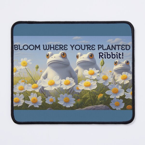 Item preview, Bloom Where You're Planted, Ribbit. designed and sold by Artmugic.