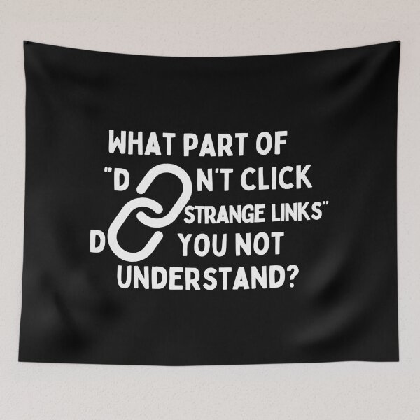 Item preview, Don't Click Strange Links - Cybersecurity Awareness designed and sold by Teacher2Nerds.