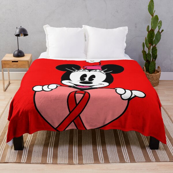 Item preview, Girl Mouse with Heart Awareness Ribbon (Red) designed and sold by CaitlynConnor.