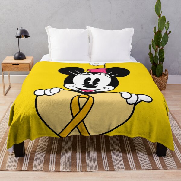 Item preview, Girl Mouse with Heart Awareness Ribbon (Yellow) designed and sold by CaitlynConnor.