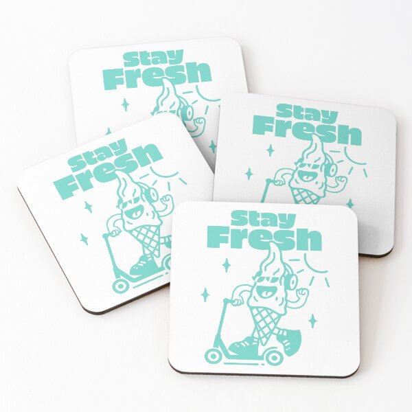 Item preview, STAY FRESH ice cream • mint green • kick scooter designed and sold by Ursule-art.