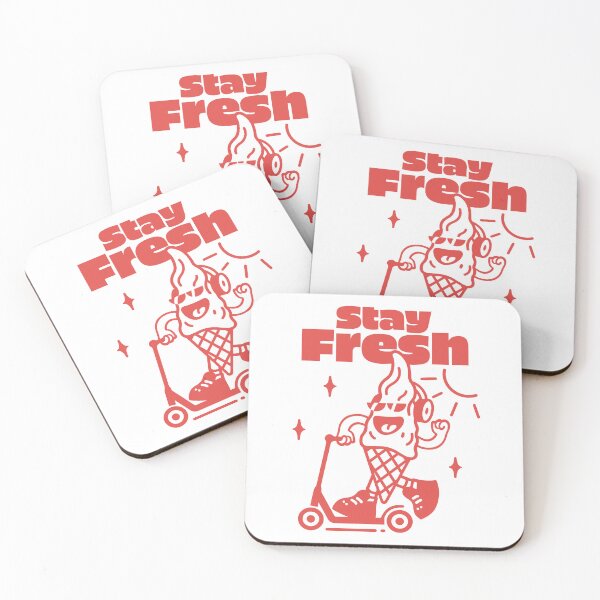 Item preview, STAY FRESH ice cream • red • kick scooter designed and sold by Ursule-art.