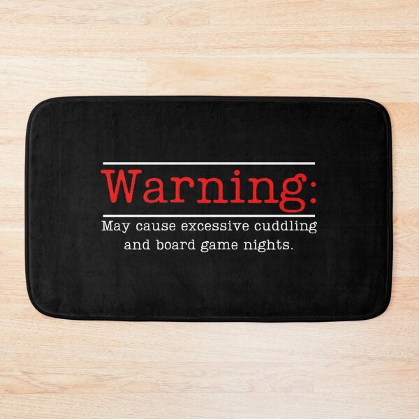 Item preview, Warning: Excessive Cuddling and Board Game Nights designed and sold by Teacher2Nerds.