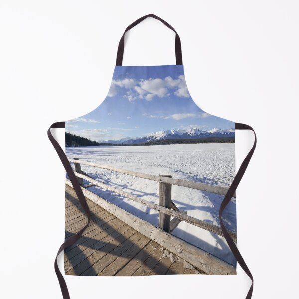 Item preview, Snowbound Passage Pyramid Lake Bridge in Canada designed and sold by rawshutterbug.