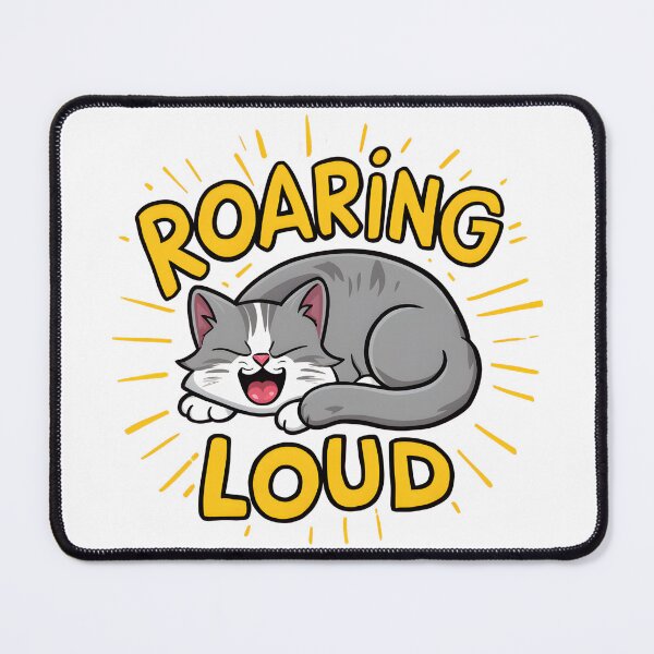 Item preview, Cat Funny Roaring Loud designed and sold by deviatepolo.