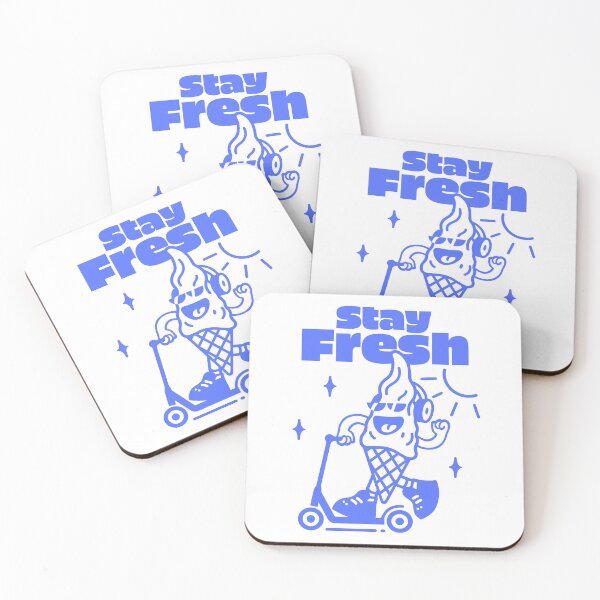 Item preview, STAY FRESH ice cream • blue • kick scooter designed and sold by Ursule-art.