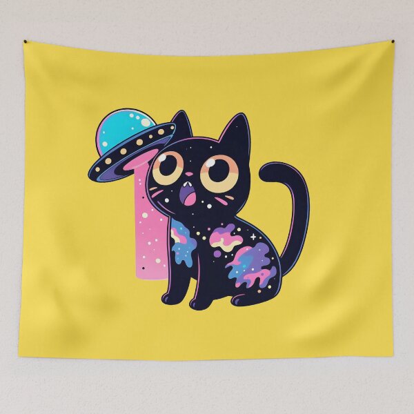 Item preview, Ufo cat designed and sold by Anna Halasek.