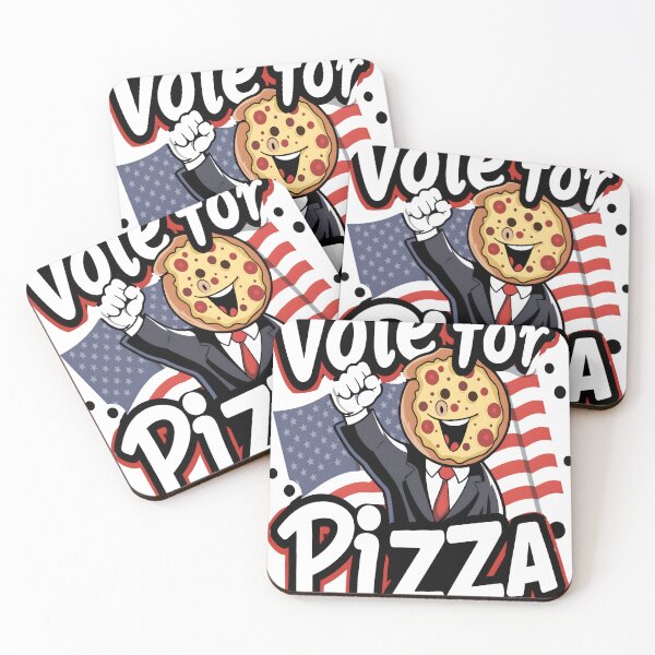 Item preview, Vote For Pizza Funny Elections  designed and sold by KitonicTees.
