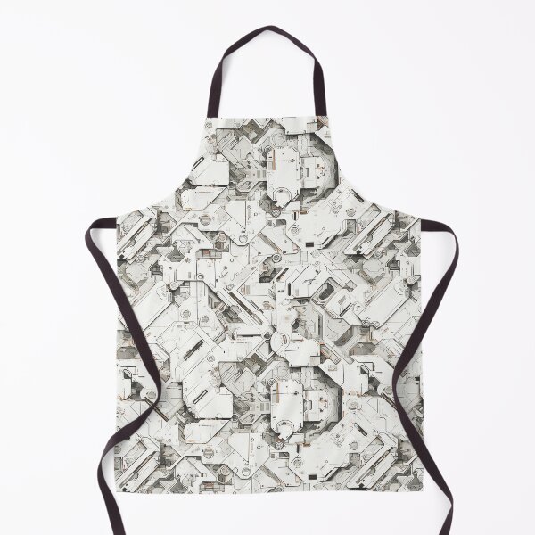 Item preview, White Mech Pattern designed and sold by TheDensetsu.