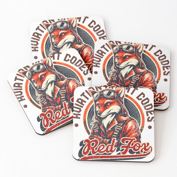 Item preview, Art Illustration The Naval Aviator Fox Vintage style designed and sold by dakaseli.
