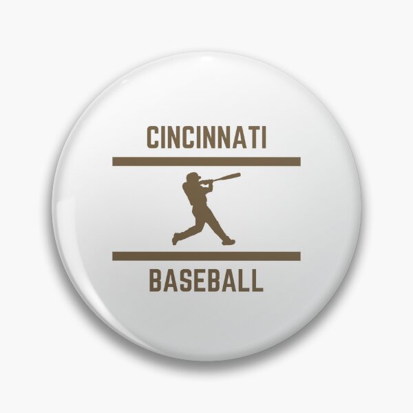 Artikelvorschau, Cincinnati Baseball in Goldfarbe entworfen und verkauft von IssaraStudio.