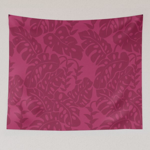 Item preview, Elegant Ruby Red Monstera designed and sold by Linda Maliuana.