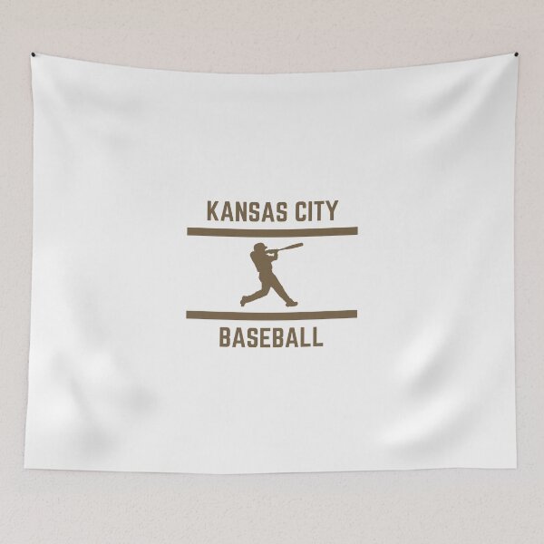Item preview, Gold Color Kansas City Baseball designed and sold by IssaraStudio.