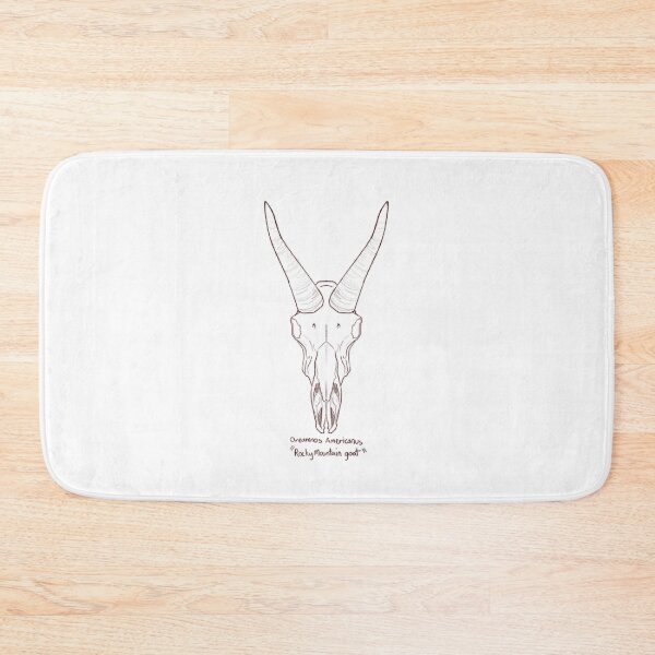 Item preview, Rocky Mountain goat skull designed and sold by GrilledRetro.