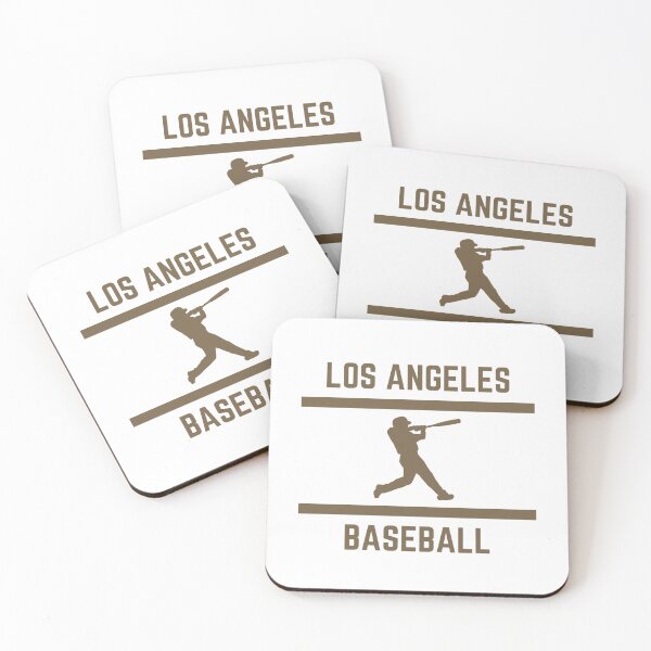 Item preview, Gold Color Los Angeles Baseball designed and sold by IssaraStudio.