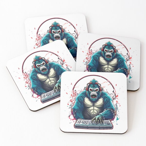 Item preview, Gorilla music tshirt, funny animal tshirt, cool stuff  designed and sold by beyond-canvas.