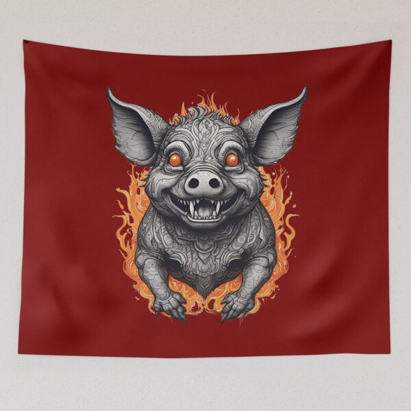 Item preview, Demon Pig designed and sold by pUNKnown.