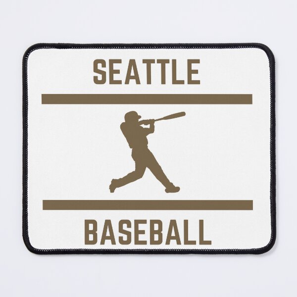 Item preview, Gold Color Seattle Baseball designed and sold by IssaraStudio.