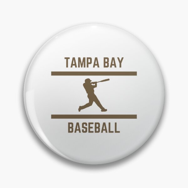 Artikelvorschau, Tampa Bay Baseball in Goldfarbe entworfen und verkauft von IssaraStudio.