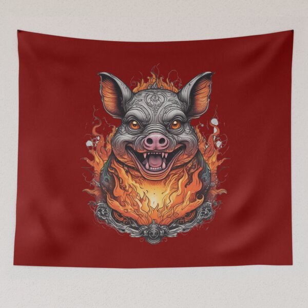 Item preview, Demon Pig designed and sold by pUNKnown.