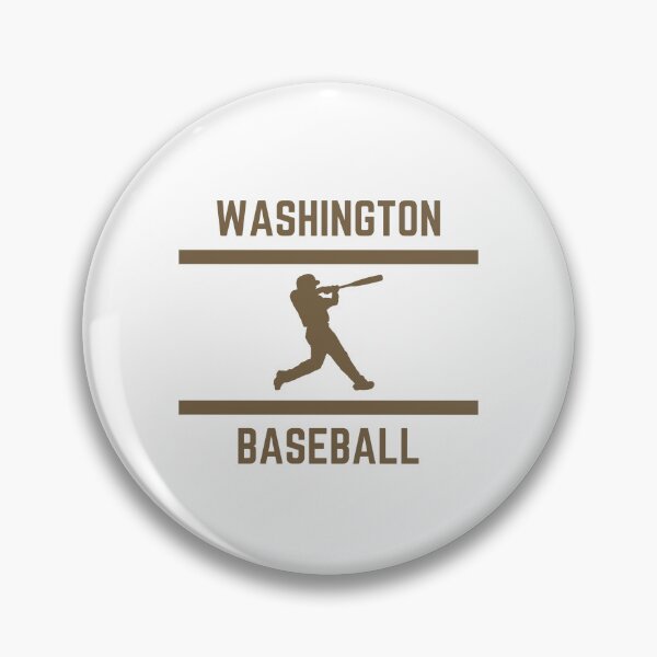 Artikelvorschau, Washington Baseball in Goldfarbe entworfen und verkauft von IssaraStudio.