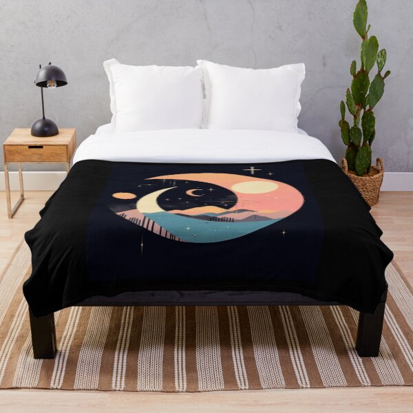 Aperçu de l'œuvre Lune rétro et esthétique créée et vendue par HANGLEMAN.