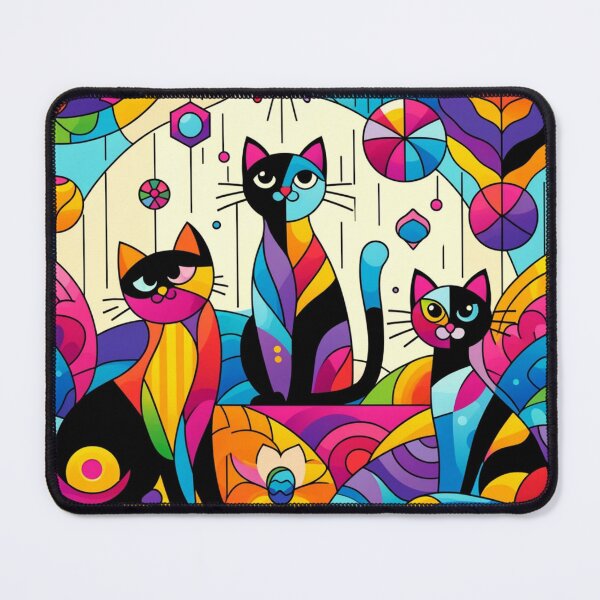 Item preview, Colorful Cats Artwork designed and sold by BubandAika.