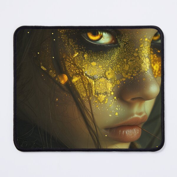 Item preview, Mysterious golden figure shrouded in darkness designed and sold by Artessie.