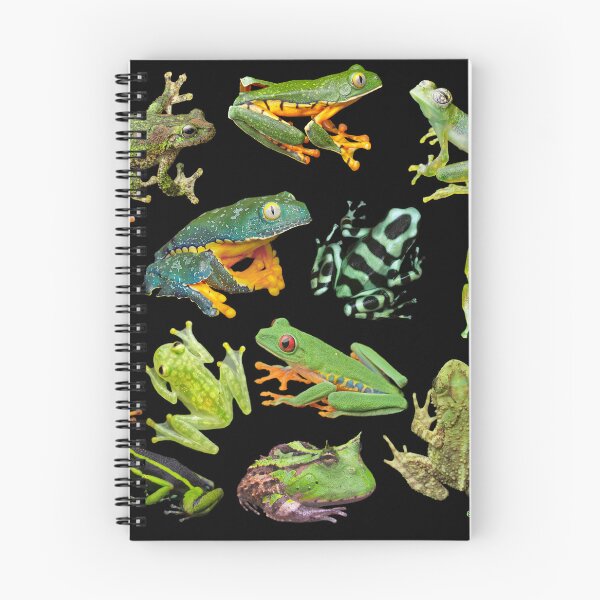 Item preview, Tropical Frogs Collage! Tree-frogs, dart-frogs and more! designed and sold by Crotaluszonata.