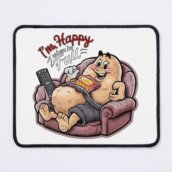 Item preview, Full Potato "I'm happy when I'm full" designed and sold by garasani.