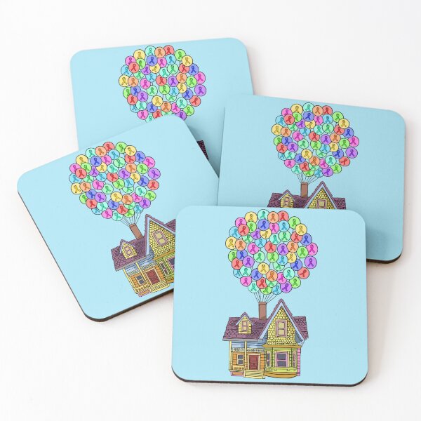 Item preview, Flying Awareness Ribbon Balloon House  designed and sold by CaitlynConnor.