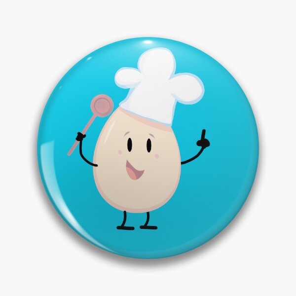 Item preview, cheerful egg as the chef's mascot designed and sold by duxpavlic.