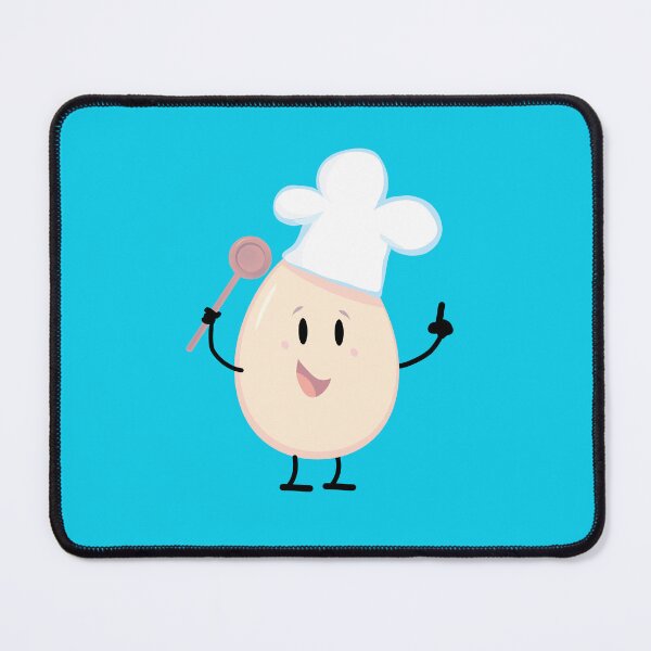 Item preview, cheerful egg as the chef's mascot designed and sold by duxpavlic.