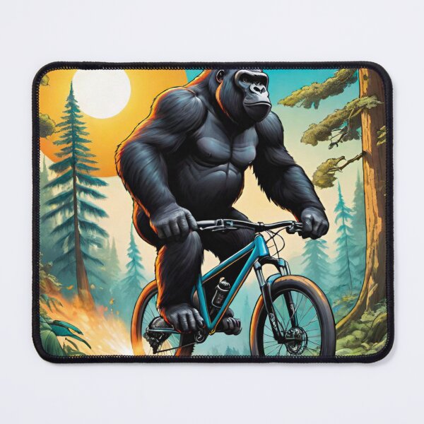 Item preview, Gorilla MTB Adventure: Cartoon Style designed and sold by GrizzlyCollective.
