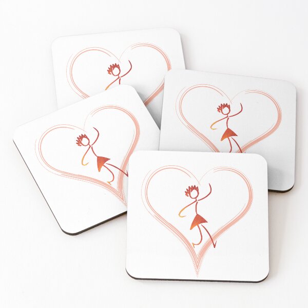 Item preview, Stick Figure in Heart designed and sold by BenO63.