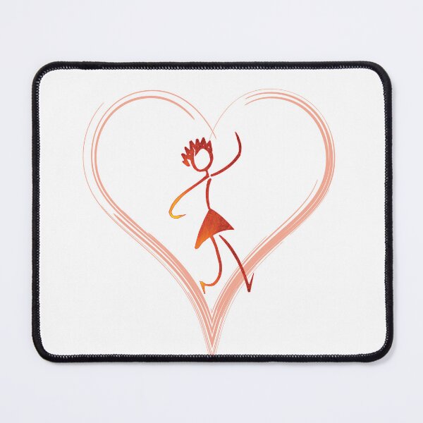 Item preview, Stick Figure in Heart designed and sold by BenO63.