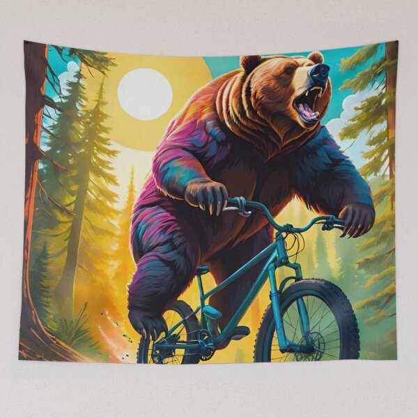 Item preview, Trail Blazer: Grizzly Bear MTB Adventure designed and sold by GrizzlyCollective.