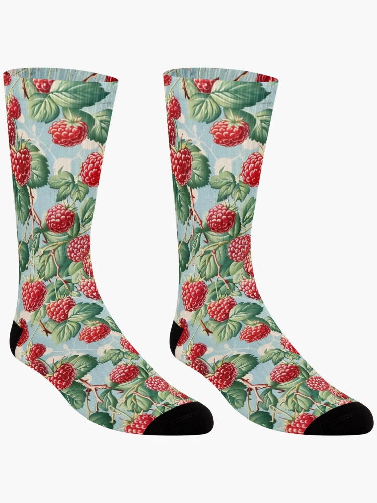 Thumbnail 3 of 5, Socks, Fresh Raspberries designed and sold by junkydotcom.