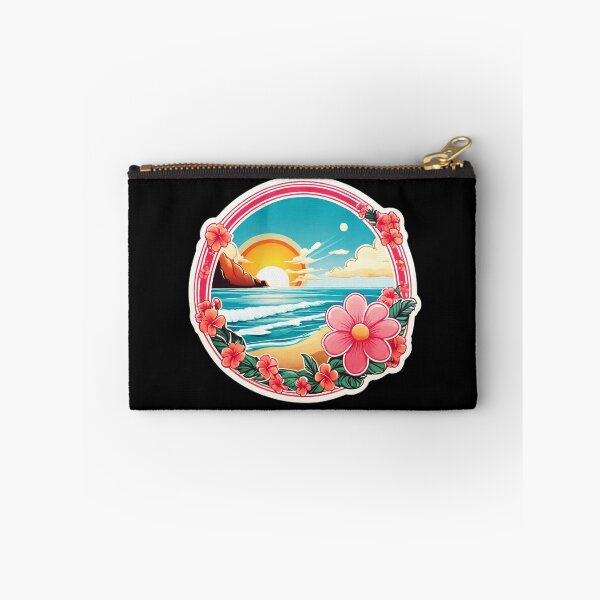 Item preview, Bubblegum Sun over Hawaii Beach with Orchids designed and sold by NautiChic.
