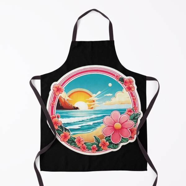 Item preview, Bubblegum Sun over Hawaii Beach with Orchids designed and sold by NautiChic.