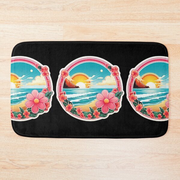 Item preview, Bubblegum Sun over Hawaii Beach with Orchids designed and sold by NautiChic.