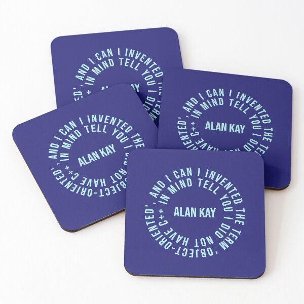 Item preview, I invented the term Object-Oriented, quote Alan Kay, color art designed and sold by artdragongift 15.