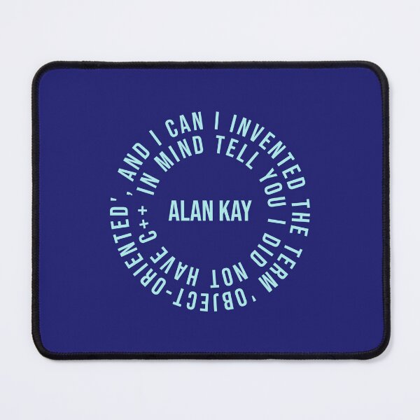 Item preview, I invented the term Object-Oriented, quote Alan Kay, color art designed and sold by artdragongift 15.