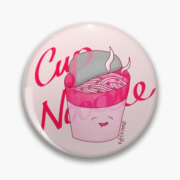 Item preview, PINK Cup Noodles with words designed and sold by Snacks-At-3.